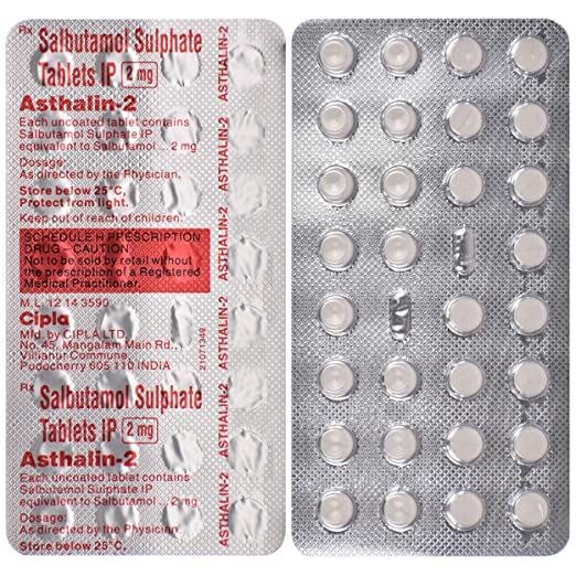 Asthalin-Salbutamol-Tablets only